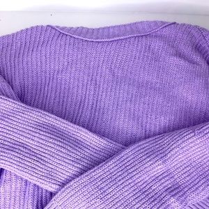 Target lavender knit sweater